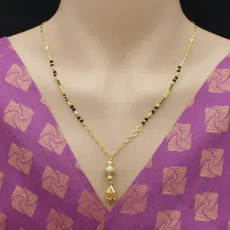 SONI JEWELLERY Gold-Plated Brass Mangalsutra-picture-25