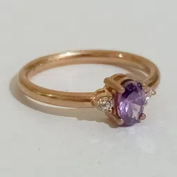 OneTip Gold Plated & Stone Studded Ring image 4