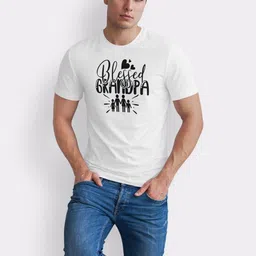 Seekbuylove Men Typography Printed Bio Finish T-shirt image 5