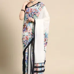 BUTA BUTI Floral Pure Cotton Saree-picture-19