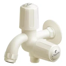 Cliquin Galaxy Series Wall Mount PTMT 2 in 1 Bib Cock with Wall Flange in Ivory Color, GX-1007-picture-21