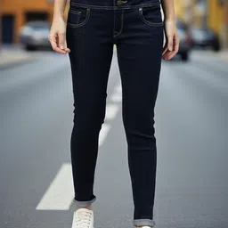 Esplendido Women Jean Skinny Fit High-Rise Light Fade Stretchable Cotton Jeans-picture-22