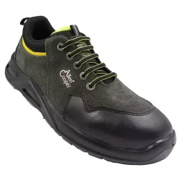 Allen Cooper Steel Toe Safety Shoe Low Ankle PU Sole UK 5 Size Olive Green for Industrial Use, ACL 1693-picture-35