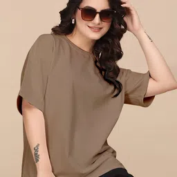Moda Rapido Women Pockets T-shirt-image-45