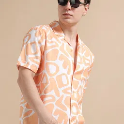 StitchX Abstract Printed Casual Shirt image 2