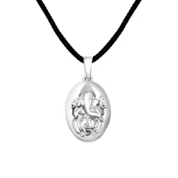 Zarkan Sterling Silver Rhodium-Plated 925 Silver Ganesha Locket Pendants-picture-46