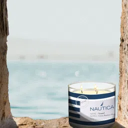 Nautica White & Navy Blue Nomad Fragranced Candle-picture-27
