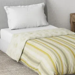 Ddecor Live Beautiful Primary Collection Reversible Single Dohar- Yellow image 2