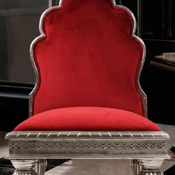 House Of Accents Red Royal Pida Classic Indian Seating Chair-picture-18