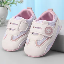 Cute Walk by Babyhug Velcro Closure Booties - Pink-picture-27