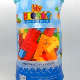 YAMAMA Building Blocks Toys Educational Interlocking Building Bricks Blocks Toys Early Development Kids Toys 170 Pieces - Multicolor-image-73