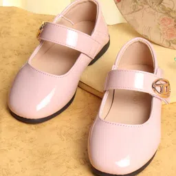 KIDLINGSS Buckle Applique Detailed Mary Janes - Light Pink-picture-18