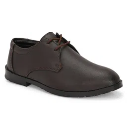 Stefens Solid Formal Lace Up Derby Shoes - Brown image 3