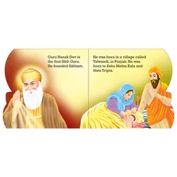 scholars hub Blessings Forever Guru Nanak Die Cut Board Book - English image 3