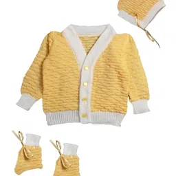 Little Angels Boys Woollen Cardigan-image-35