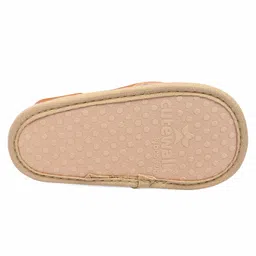 Cute Walk by Babyhug Solid Booties With Velcro Closure - Brown image 5