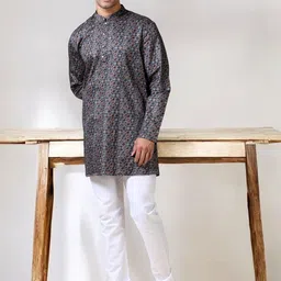 TATTVA Men Thread Work Anarkali Kurta image 5