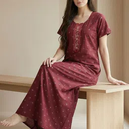 Juliana Dream Printed Maxi Nightdress-picture-19