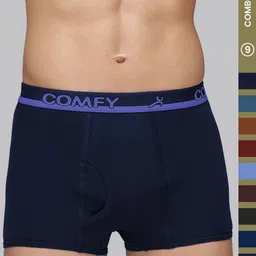 AMUL COMFY Pack of 9 Cotton Solid Trunk-picture-11