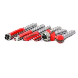 Jon Bhandari Router Trimmer Bit Set For Wood Working, FBA-RBS-3 (Set of 6) image 2