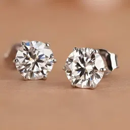 RAGABANDHA DESIGN STUDIO 925 Sterling Silver Plated Stone Studded Circular Shaped Studs-picture-22