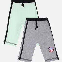 Bodycare First Infant Boys Pack Of 2 Solid Straight-Fit Track Pants-picture-15