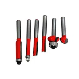 Jon Bhandari Router Trimmer Bit Set For Wood Working, FBA-RBS-3 (Set of 6) image 3