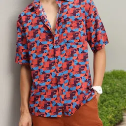 Kook N Keech Geo Matrix Patch Pocket Shirt-picture-30