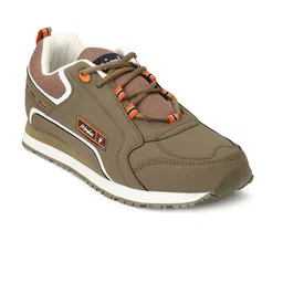 HIROLAS Men Brown Running Shoes image 1