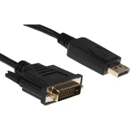 RS PRO PVC Cable Male DisplayPort to Male DVI-D 1080p 1 m, 1828784-picture-38