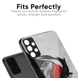 QRIOH Quirky Printed Poco F7 5G Japanese Art Glass Back Case Mobile Accessories image 2