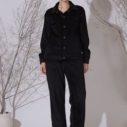 NEUDIS Women Solid Corduroy Trouser-picture-2