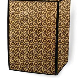 The Furnishing Tree Yellow Printed Washing Machine Cover image 5