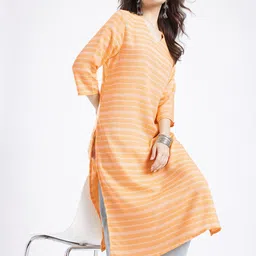 Anouk Rustic Striped Straight Kurta-picture-17