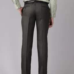 Park Avenue Men Self-Design Formal Trousers image 2
