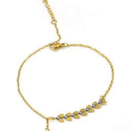 ARTKLIM Gold-Plated Artificial Stones Anklet image 5