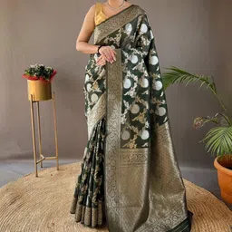 ZIKARAA Woven Design Zari Saree-picture-34