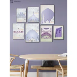 Nestroots Stunning Islamic Tomb Wall Painting (Pack of 7) image 1