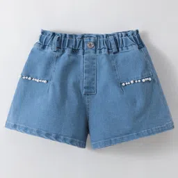 Kookie Kids Washed Shorts - Blue-picture-13