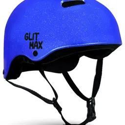 Jaspo Glitmax Multi-Sports Helmet for Cycling, Skating & Outdoor Activities | PE Shell, EPS Foam, Lightweight with 11 Air Vents & Heavy-Duty Nylon Strap (Blue, Medium)-picture-13