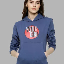 Campus Sutra Women Printed Hooded Sweatshirt-picture-34