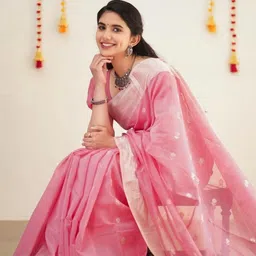 Moda Rapido Woven Design Zari Banarasi Saree image 3