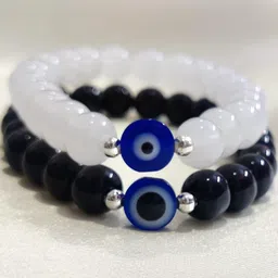 Divine souvenirs Unisex Set Of 2 Artificial Beaded Elasticated Bracelets-picture-26