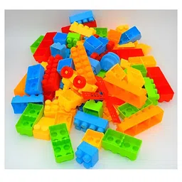 YAMAMA Building Blocks Toys Educational Interlocking Building Bricks Blocks Toys Early Development Kids Toys 90 Pieces - Multicolor image 5