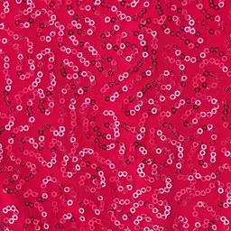 Hola Bonita Knit Full Sleeves Party Wear Sequin Dress With Belt - Red image 5