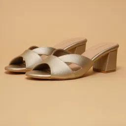 Eridani Zuri Gold Partywear Sandals Heels-image-83