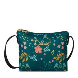 Lavie Tessie Floral Green Polyester Pouch image 1