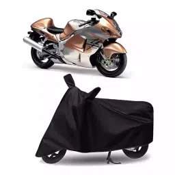 Auto Pearl Bike Cover for Suzuki GSX R1300 Hayabusa (Black)-picture-29