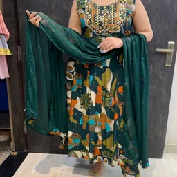 Sdc Collections Printed Sequinned Sequinned Kurti image 3