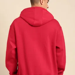 Joven Men Printed Hooded Sweatshirt image 4